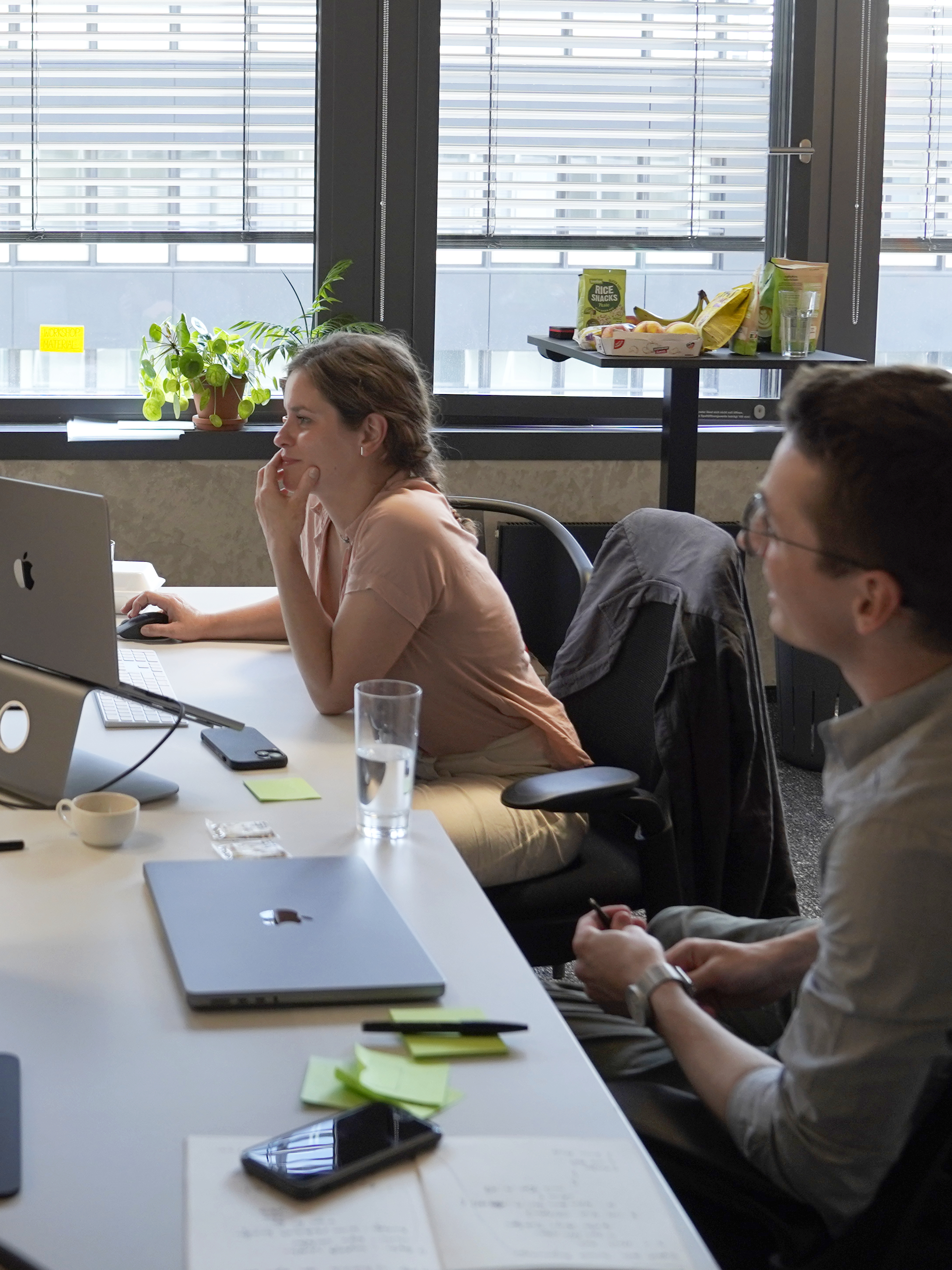 working with colleagues