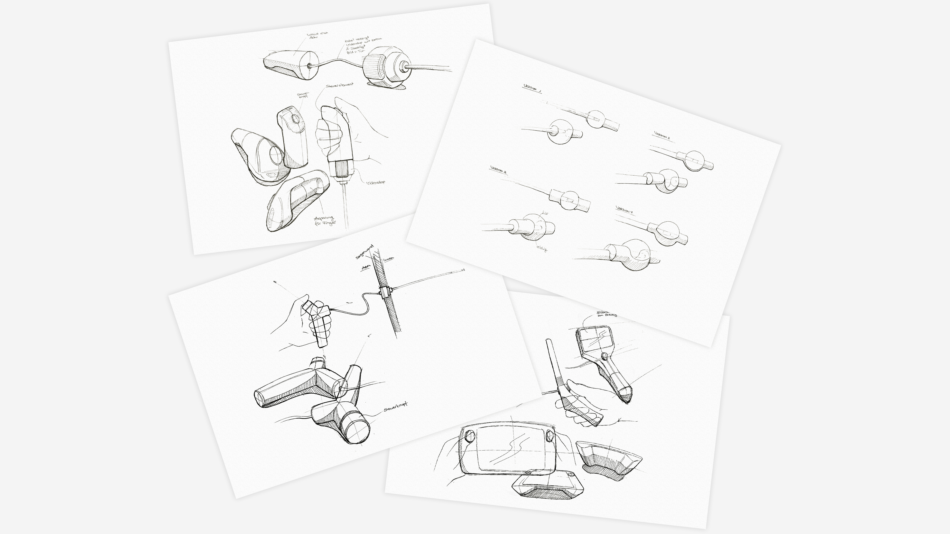 Industrial Design Concept - hand drawn sketches