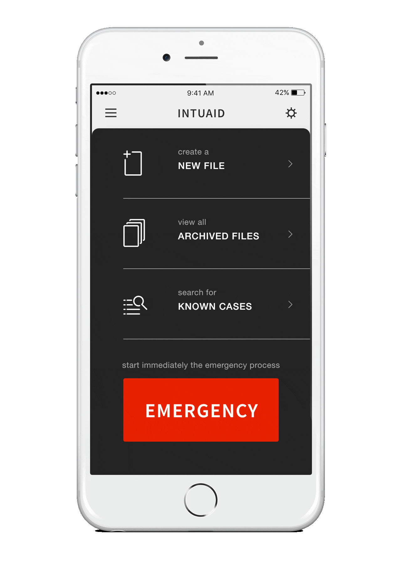 animated app interface