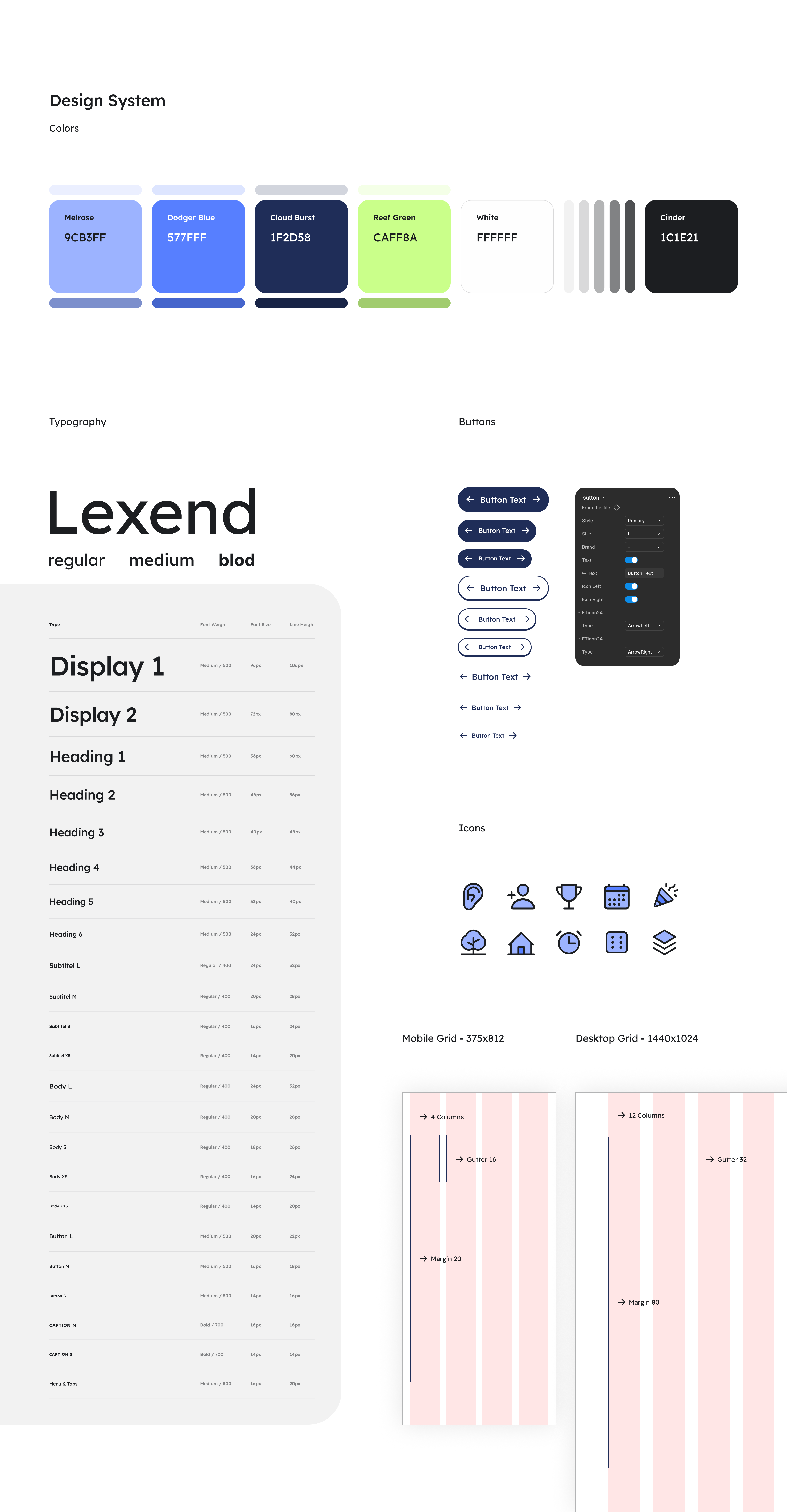 Responsive Design Concept - screens of a games platform website